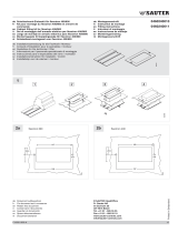 sauter RDT808, 815, 828 Assembly Instructions