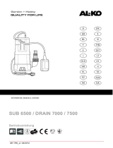 AL-KO Submersible Pump Drain 7000 Classic Användarmanual