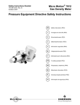 Micro Motion Pressure Equipment Directive - Model 7812 Bruksanvisning