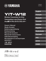 Yamaha YIT-W12 Bruksanvisning