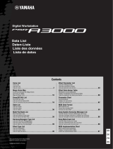 Yamaha PSR-A3000 Datablad