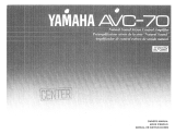 Yamaha AVC-70 Bruksanvisning