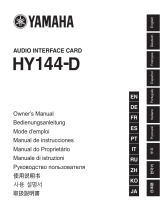 Yamaha HY144 Bruksanvisning
