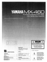 Yamaha MX-460 Bruksanvisning