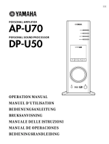Yamaha AP-U70 Bruksanvisning