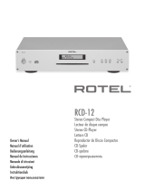 Rotel RCD-12 Bruksanvisning