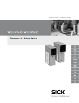 SICK WSU26-2/WEU26-2 Photoelectric Safety Switch Bruksanvisningar