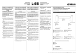 Yamaha L-65 Installationsguide