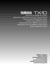 Yamaha TX-10 Användarmanual