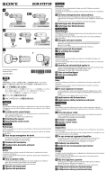 Sony ECM-XYST1M Användarmanual