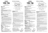 Yamaha TD-12 Användarmanual