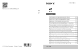 Sony Série α 77 II Användarmanual