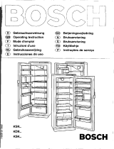 Bosch KDR3701 Användarmanual