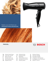 Bosch PHD2511 Användarmanual