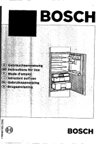 Bosch KIF2002 Användarmanual