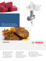 Bosch MUM52131/03 Användarmanual