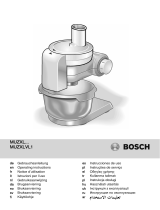 Bosch MUMXX40G Bruksanvisningar
