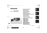 Panasonic SVPT1EG Bruksanvisning