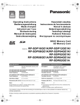 Panasonic RPSDR02GE1A Bruksanvisning