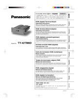 Panasonic TY42TM6D Bruksanvisningar
