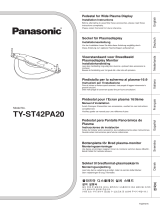 Panasonic TY-ST42PA20 Bruksanvisningar