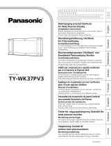 Panasonic TYWK37PV3 Bruksanvisningar