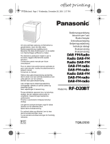 Panasonic RF-D20BTEG Bruksanvisning