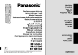 Panasonic RRUS360 Bruksanvisning