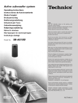 Panasonic SB-AS100 Bruksanvisning