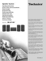 Panasonic SB-HT140 Bruksanvisningar
