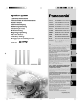 Panasonic SBTP70 Bruksanvisning