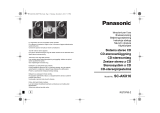 Panasonic SCAKX16E Bruksanvisning