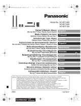 Panasonic SC-BTT105 Bruksanvisning