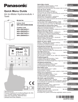 Panasonic WHADC0309H3E5B Bruksanvisningar