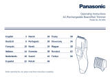 Panasonic ER2061 Bruksanvisningar
