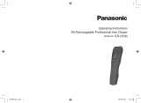 Panasonic ERGP30 Bruksanvisning