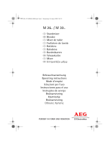 Aeg-Electrolux M3000 Användarmanual