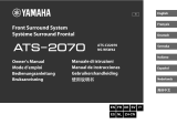 Yamaha ATS-2070 Bruksanvisning