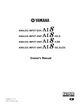 Yamaha AI8-ML8 Användarmanual