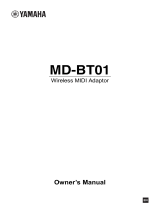 Yamaha MD-BT01 Användarmanual