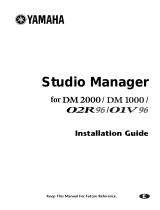 Yamaha Studio Manager Användarmanual
