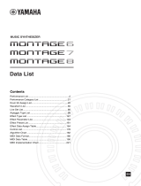 Yamaha MONTAGE6 Datablad