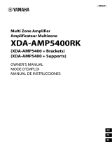 Yamaha XDA-AMP5400 Bruksanvisning