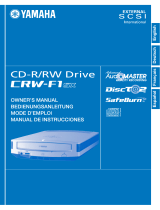 Yamaha CRW-F1SX Användarmanual