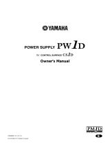 Yamaha PW1D Användarmanual