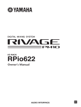 Yamaha RIVAGE PM10 Bruksanvisning