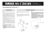 Yamaha NS-C105 Användarmanual