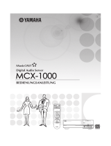 Yamaha MCX-1000 Bruksanvisning
