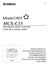 Yamaha MusicCAST MCX-C15 Användarmanual