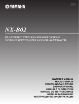 Yamaha NX-B02 Bruksanvisning